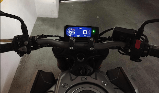 Comprei uma nova moto