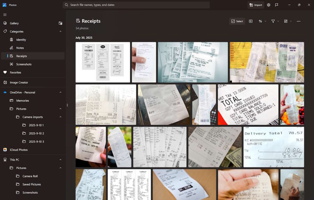 Microsoft IA Windows 11 Fotografias app